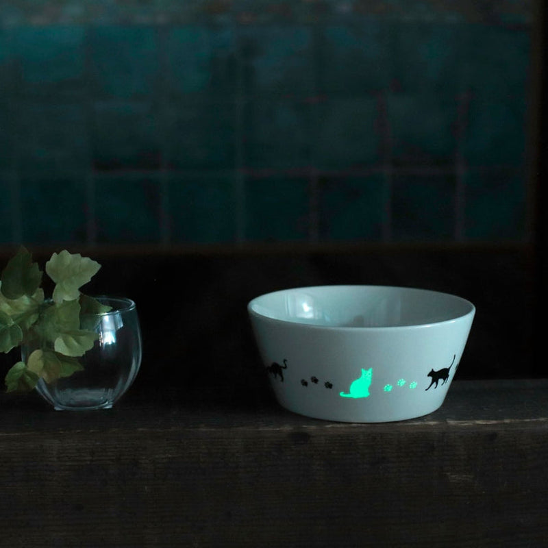 CAT 5.11-inch LUMINOUS BOWL (WHITE) | MINO WARES | Marumo Takagi