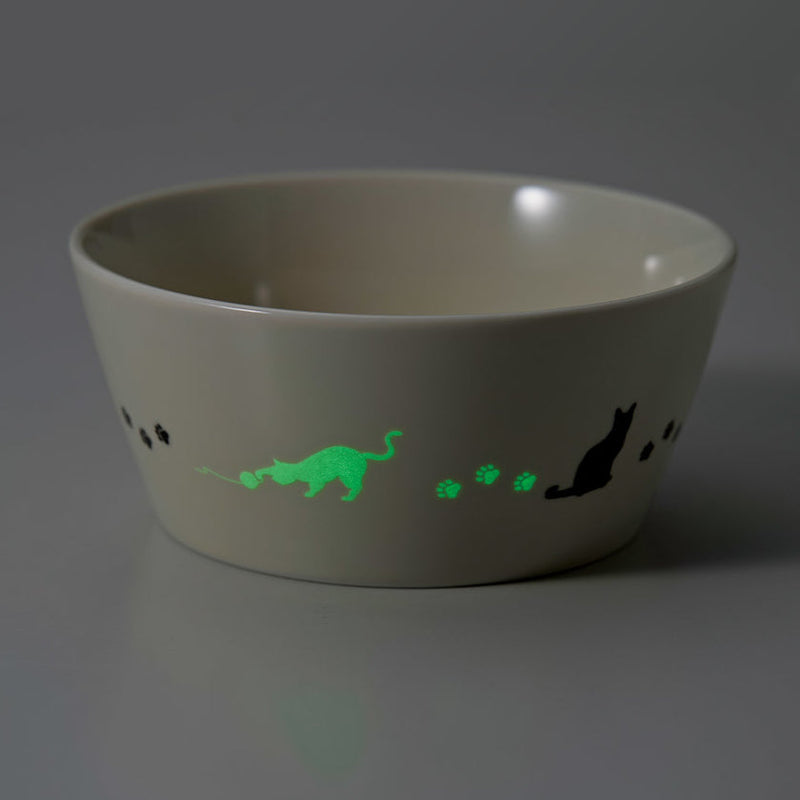 CAT 5.11-inch LUMINOUS BOWL (WHITE) | MINO WARES | Marumo Takagi