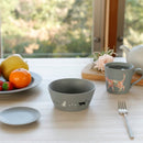 CAT 5.11-inch LUMINOUS BOWL ((MATTE LIGHT GRAY) | MINO WARES | Marumo Takagi