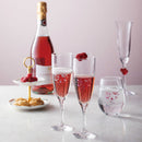 AMORE a Pair of Champagne glasses (RED & CLEAR) | Marumo Takagi