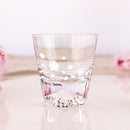 丸モ高木 冷感変化 ロックグラス(1ヶ) 桜舞富士山 (木箱入)【美濃焼】