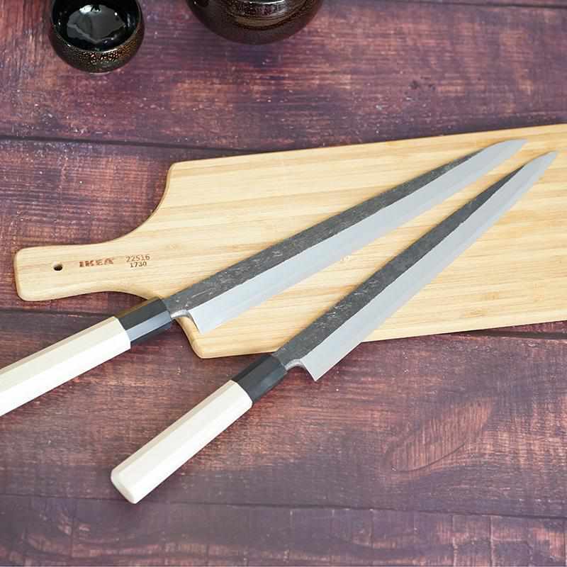 ITTOSAI-KOTETSU FINEST-HONGAZUIM YASUKI-HAGANE WHITE STEEL NO.2 YANAGIBA (SINGLE-EDGED BLADE) MAGNOLIA HANDLE 270MM, Kitchen Chef Knife, Sakai Forged Blades