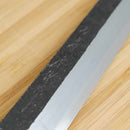 黒打 極上本霞 安来鋼白二鋼 柳刃(片刃) 朴水牛八角柄 270mm｜BECOSオリジナル | 堺打刃物【包丁】