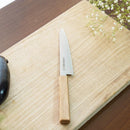 ITTOSAI-KOTETSU POWDERED HSS SUPER GOLD (SG2) PETTY-UTILITY KNIFE (DOUBLE EDGED) OAK HANDLE 150MM, Kitchen Chef Knife, Sakai Forged Blades