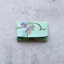 SILK OBI SARASA, Card Case, Kyoto Yuzen Dyeing