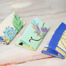 SILK OBI SARASA, Card Case, Kyoto Yuzen Dyeing