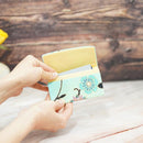 SILK OBI SARASA, Card Case, Kyoto Yuzen Dyeing