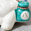 RACCOON FIGURINE TANUTANU LIKE KOKUTANI (BLUE) MALE, Shigaraki Ware