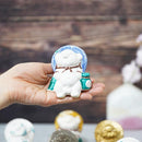 RACCOON FIGURINE TANUTANU LIKE KOKUTANI (BLUE) MALE, Shigaraki Ware