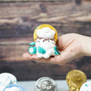 九谷焼コラボ Tanutanu 古九谷風 (イエロー) メス | 信楽焼【置物】