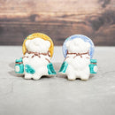 RACCOON FIGURINE TANUTANU LIKE KOKUTANI SET, Shigaraki Ware