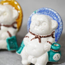 RACCOON FIGURINE TANUTANU LIKE KOKUTANI SET, Shigaraki Ware