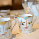 MERRY-GO-ROUND MUG (BLUE), Mug, Porcelain