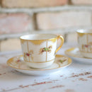 MERRY-GO-ROUND COFFEE CUP & SAUCER SET (2 PIECES EACH), Porcelain