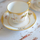 MERRY-GO-ROUND COFFEE CUP & SAUCER SET (2 PIECES EACH), Porcelain