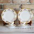 MERRY-GO-ROUND COFFEE CUP & SAUCER, PLATE SET (2 PIECES EACH), Porcelain