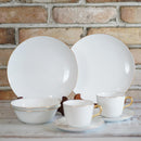 GOLD LINE MEAT PLATE, BOWL, CUP & SAUCER SET (2 PIECES EACH), Porcelain