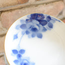 BLUE ROSE CUP & SAUCER, DESSERT PLATE, Porcelain