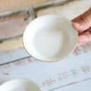 GOLD LINE SMALL PLATE (4.3IN.) (2 PIECE SET), Small Dish, Porcelain