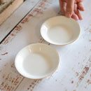 GOLD LINE SMALL PLATE (4.3IN.) (2 PIECE SET), Small Dish, Porcelain