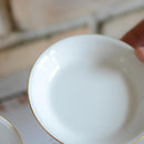 GOLD LINE SMALL PLATE (4.3IN.) (2 PIECE SET), Small Dish, Porcelain