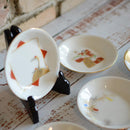 JAPANESE TRADITIONAL SEASON FESTIVAL SMALL PLATE (5 PIECE SET), Small Dish, Porcelain