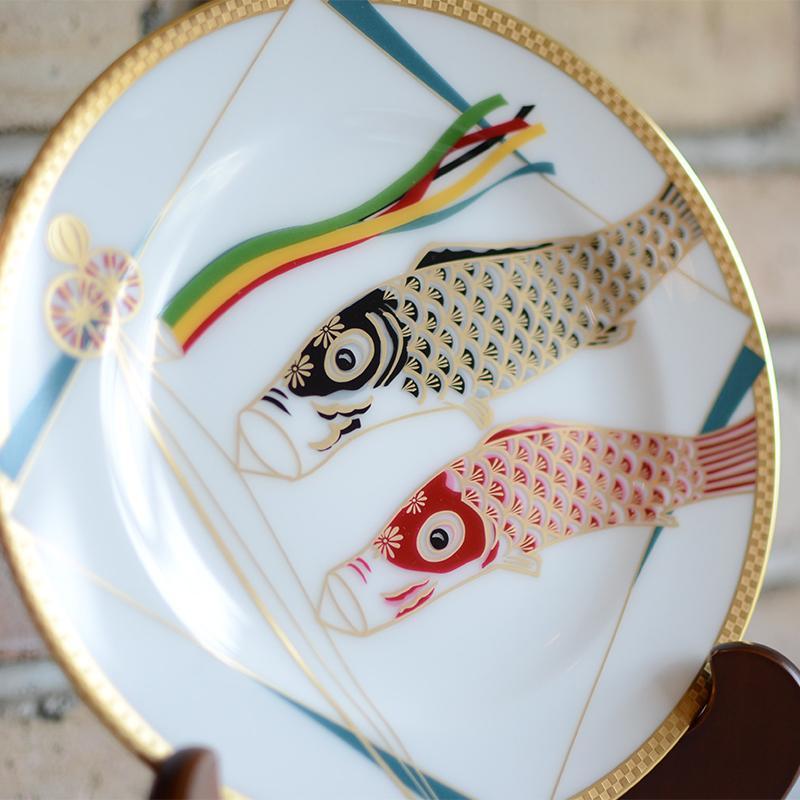 大倉陶園 鯉のぼり 20cm飾り皿【磁器】 ｜ARTISAN