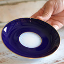 100TH ANNIVERSARY BLUE ROSE CUP & SAUCER, Coffee Cup, Tea Cup, Porcelain