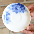 BLUE ROSE CUP & SAUCER, Coffee Cup, Tea Cup, Porcelain