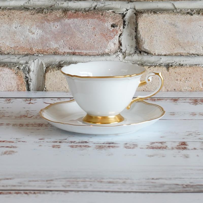 WHITE MASTERPIECE CUP & SAUCER, Coffee Cup, Tea Cup, Porcelain