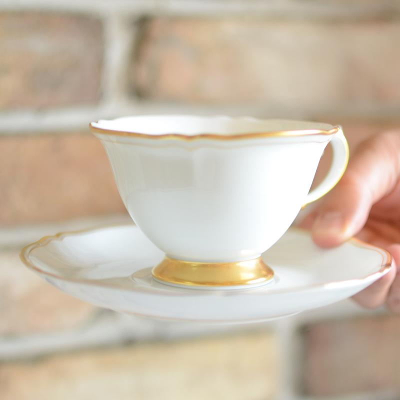 WHITE MASTERPIECE CUP & SAUCER, Coffee Cup, Tea Cup, Porcelain