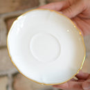 WHITE MASTERPIECE CUP & SAUCER, Coffee Cup, Tea Cup, Porcelain