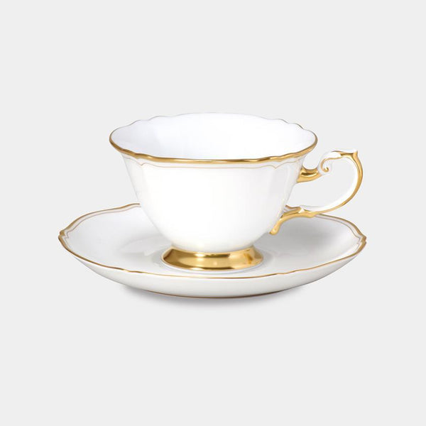 WHITE MASTERPIECE CUP & SAUCER, Coffee Cup, Tea Cup, Porcelain