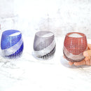 凛然 ienomiグラス 白蛇 -haku ja- (赤)【切子】