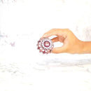 凛然 ぐいのみ 凛然 -rin zen- (赤)【切子】