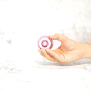 GUINOMI KIKU SHIPPO (GOLD RED), Sake Glass, rinzen Kiriko