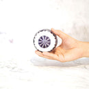 凛然 ienomiグラス 菊七宝 -kiku shippo- (紫)【切子】