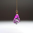 凛然 アメリカンピアス 星涙 -hoshi no namida- 2ヶ (金紫)【切子】