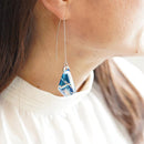 AMERICAN PIERCED EARRINGS -seika- (BULE) 2 PIECES, rinzen Kiriko