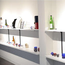 凛然 つぼ型一輪挿し 菊のグラデーション-kiku gradation - (1点物)【切子】