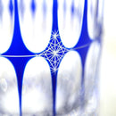 凛然 ロックグラス ‐rin zen- (青)【切子】