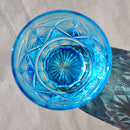 COLD SAKE GLASS GINWAN NO HANA (LIGHT BLUE), rinzen Kiriko