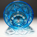 COLD SAKE GLASS GINWAN NO HANA (LIGHT BLUE), rinzen Kiriko