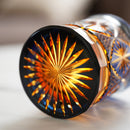 GINWAN NO HANA (BLUE & ORANGE), Rocks Glass, rinzen Kiriko