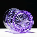 GINWAN NO HANA (GOLD & PURPLE), Rocks Glass, rinzen Kiriko