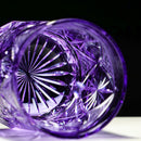 GINWAN NO HANA (GOLD & PURPLE), Rocks Glass, rinzen Kiriko