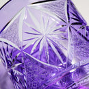 GINWAN NO HANA (GOLD & PURPLE), Rocks Glass, rinzen Kiriko