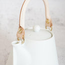 晋山窯ヤマツ ティーポット＆ミニカップ 3点セット Voyage ブランネージュ【美濃焼】