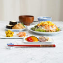 HAND-DRAWN GOLD OR SILVER LACQUR GOLD NASHIJI FUJI MATSUBARA RED (1 SET), Chopsticks, Wajima Lacquerware