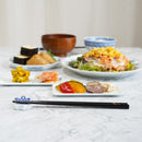 橋本幸作漆器店 手描き蒔絵箸 花便り 黒 (1膳, 名入れ可)【輪島うるし箸 】